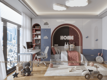 Mẫu Phòng Ngủ Trẻ Em Hiện Đại, Dễ Ứng Dụng Cho Chung Cư Và Nhà Phố