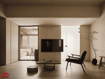 Mẫu Thi Công Nội Thất Chung Cư Hiện Đại Kết Hợp Chất Mộc Sang Trọng