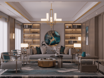 Mẫu Phòng Khách Hiện Đại, Sang Trọng Và Tối Ưu Không Gian | Nội Thất An Duy