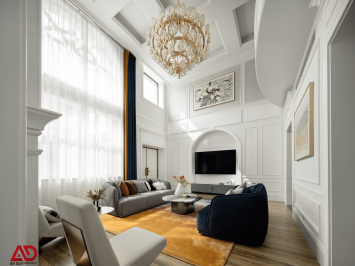 Thiết kế nội thất chung cư tân cổ điển sang trọng | Dự án căn hộ cao cấp An Duy