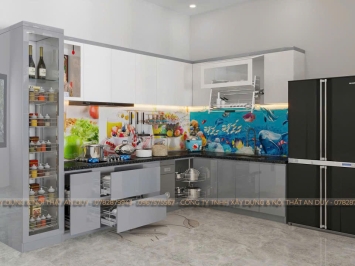 Thiết Kế Nội Thất Phòng Bếp Hiện Đại Tối Ưu Không Gian – Giải Pháp Đẹp Và Thông Minh