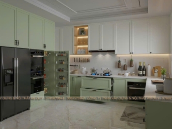 Thiết Kế Nội Thất Phòng Bếp Sang Trọng, Chuẩn Công Năng Được Ưa Chuộng Hiện Nay