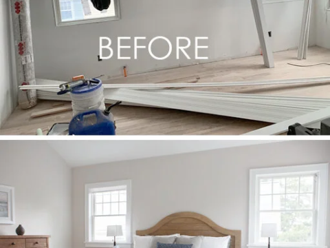 Before - After Phòng Ngủ: Biến Hóa Ấn Tượng Với Phong Cách Nhẹ Nhàng, Hiện Đại