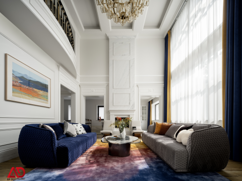 Thiết kế nội thất chung cư tân cổ điển sang trọng | Dự án căn hộ cao cấp An Duy