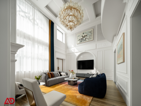 Thiết kế nội thất chung cư tân cổ điển sang trọng | Dự án căn hộ cao cấp An Duy