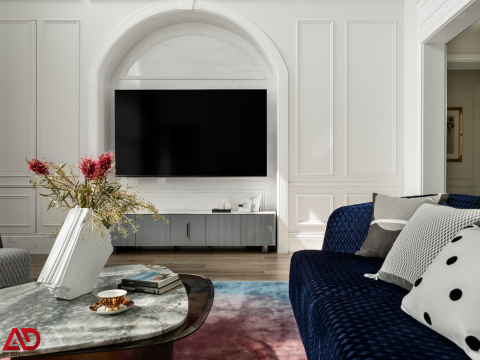 Thiết kế nội thất chung cư tân cổ điển sang trọng | Dự án căn hộ cao cấp An Duy