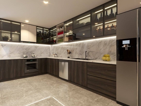 Thiết Kế Nội Thất Nhà Phố Hiện Đại Sang Trọng Với Không Gian Thông Tầng Ấn Tượng | An Duy Interior