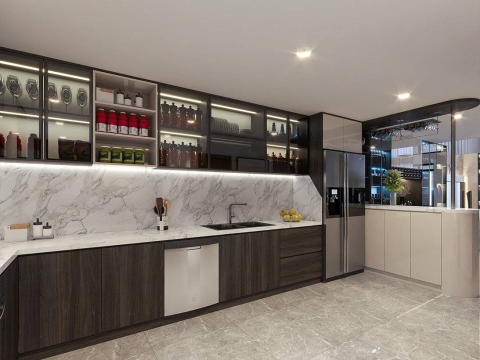 Thiết Kế Nội Thất Nhà Phố Hiện Đại Sang Trọng Với Không Gian Thông Tầng Ấn Tượng | An Duy Interior