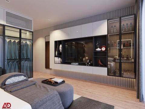 Thiết Kế Nội Thất Nhà Phố Hiện Đại Sang Trọng Với Không Gian Thông Tầng Ấn Tượng | An Duy Interior