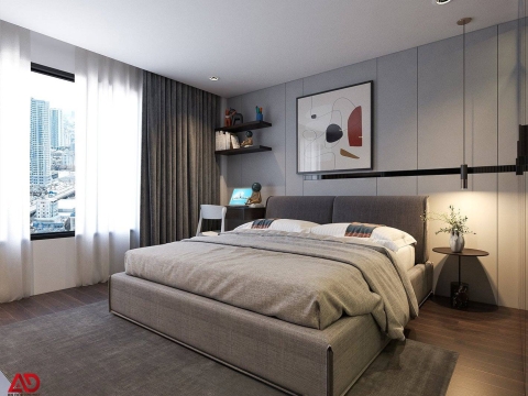 Thiết Kế Nội Thất Nhà Phố Hiện Đại Sang Trọng Với Không Gian Thông Tầng Ấn Tượng | An Duy Interior