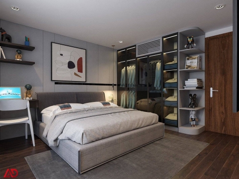 Thiết Kế Nội Thất Nhà Phố Hiện Đại Sang Trọng Với Không Gian Thông Tầng Ấn Tượng | An Duy Interior